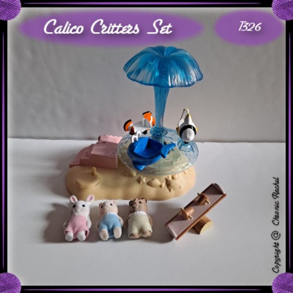 Baby Seaside Merry-Go-Round with 3 Figures and Teeter-Totter - Picture 4 of 6